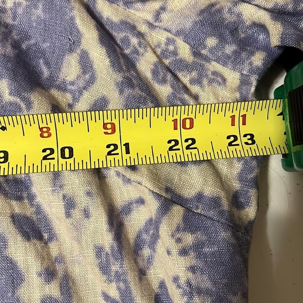 Coldwater Creek tunic blouse, blue gray , sz 1X - Picture 5 of 6